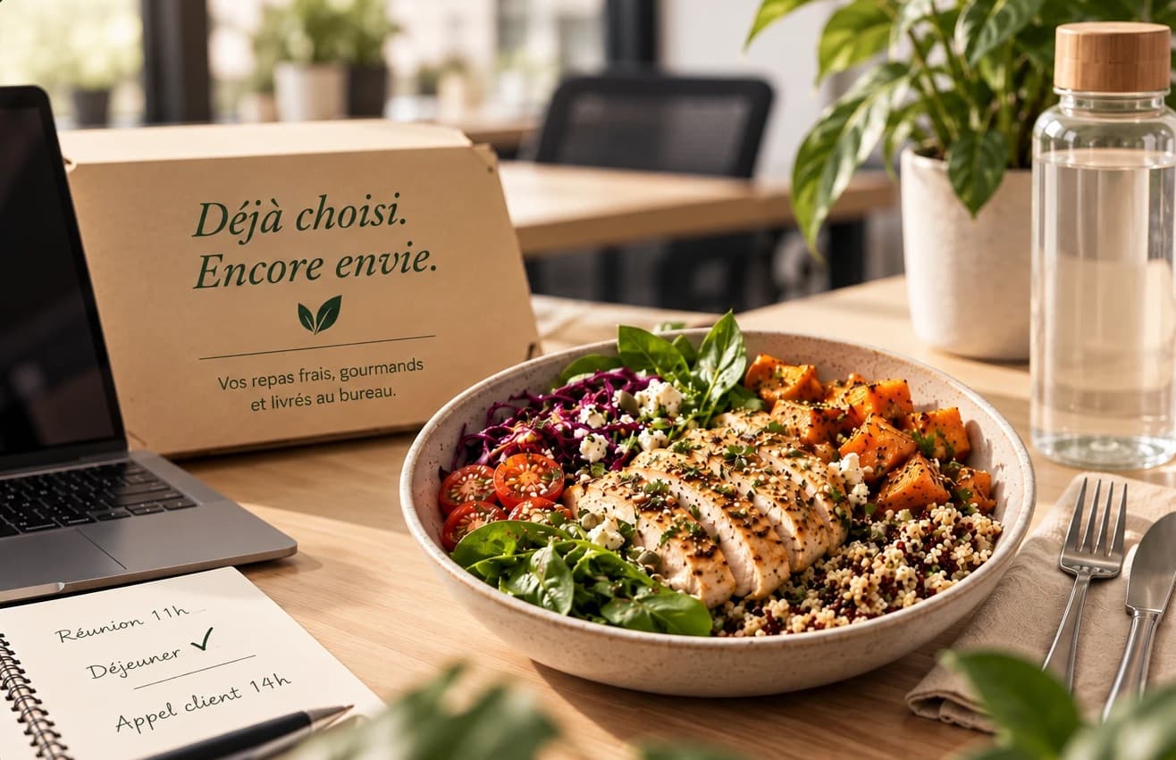 Préparation soignée d'un plat Encore & Déjà